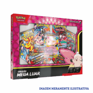 Box Pokémon Coleção Mega Luar Mega Clefable