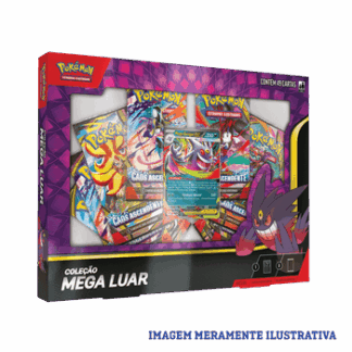 Box Pokémon Coleção Mega Luar Mega Gengar